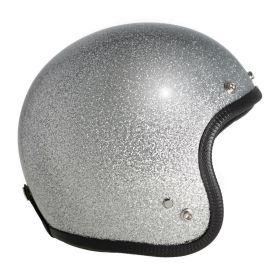 Jethelm 70'S Metalflake silber