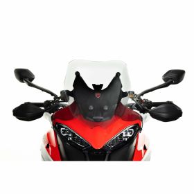 ISOTTA Pare-brise bas fumée clair 430x340mm pour DUCATI