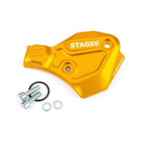 Coperchio pompa olio STAGE6 alu giallo AM6