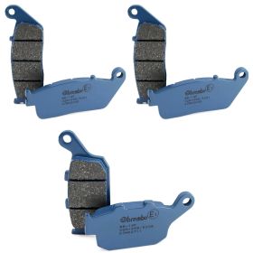 BREMBO Bremsbelagsatz CC 2 vordere Paare 07HO3005 und 1 hinteres 07HO2711