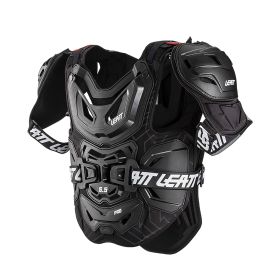 Pettorina moto LEATT 5.5 Pro nero rosso certificazione CE