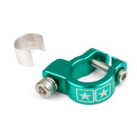 STAGE6 CNC alu turquoise exhaust clamp