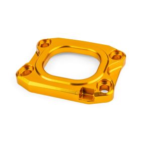 Piastra collettore aspirazione STAGE6 360° D.40 dorato AM6/DERBI