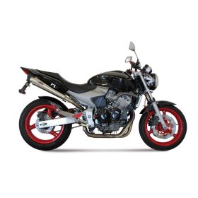 MIVV X-eone i plus Slip-on Exhaust in stainless steel for HONDA Hornet 600