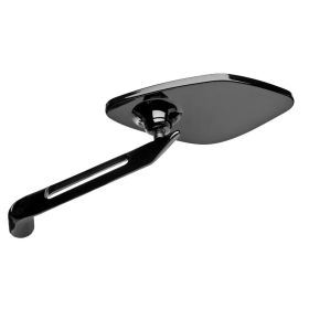 FAR 8111 Left Black Handlebar Mirror with Mounting Kit Included