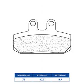 CL BRAKES 3021MSC Bremsbeläge Paar gesinterte Verbindung
