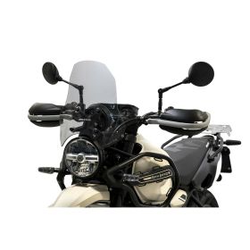 ISOTTA Niedriger Windscreen Leichter Rauch 380x325 mit Montagesatz ROYAL ENFIELD Himalayan