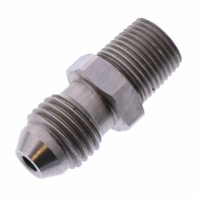 Adattatore tubo freno JMP H81604043 argento 7/16-20 - 1/8 inox