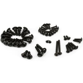 STR8 Verkleidungsschraubensatz Schwarz Piaggio Zip
