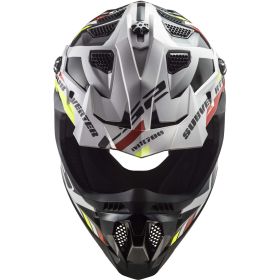 Casco Motocross LS2 MX700 SUBVERTER EVO II Stomp Bianco Lucido Nero