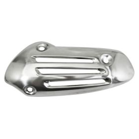 Chrom Auspuff Hitzeschutzschild T4TUNE für Vespa Primavera/Sprint