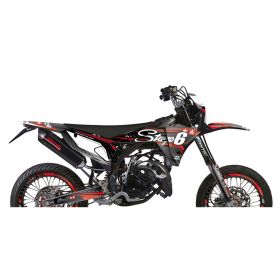 Stage6 Red Deco Graphics Kit for Fantic Xm 50 after 2023