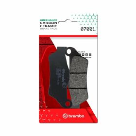 Jeu de plaquettes de frein BREMBO Carbon Ceramic 07001