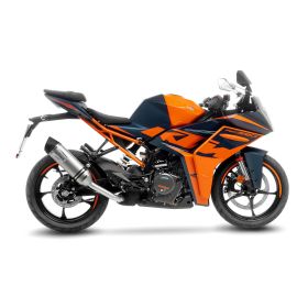 Marmitta slip-on LeoVince LV One Evo acciaio inox omologata per KTM RC 390