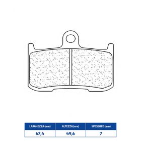 Plaquettes de frein CL BRAKES 1083XBK5 Paire en composé fritté