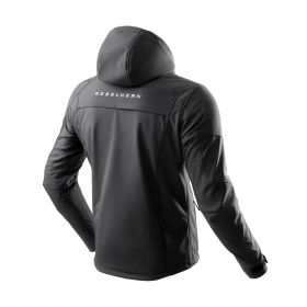 REBELHORN SLASH Black Motorcycle Jacket for Men