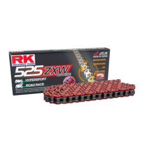 Kit trasmissione RK catena ZXW aperta rosso 114-525 corona 45 pignone silent 16 per yamaha