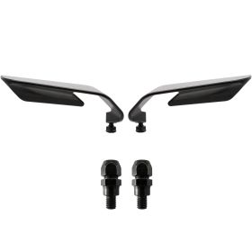 FAR Dark Saber Aerodynamic Rearview Mirror Pair for BMW Handlebars