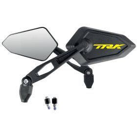 Miroir noir de rue paire avec logo jaune BENELLI TRK 502 TRK 502 X