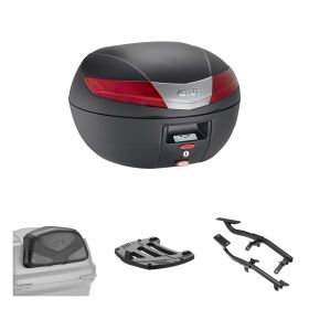 GIVI V40 Topcase-Kit schwarz rot für KAWASAKI ER 5 500