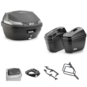 GIVI BLADE TECH E22 Top Case Black Smoke 37/22L for YAMAHA