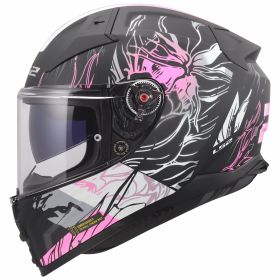 Casque intégral LS2 FF811 VECTOR II DARFLO noir rose