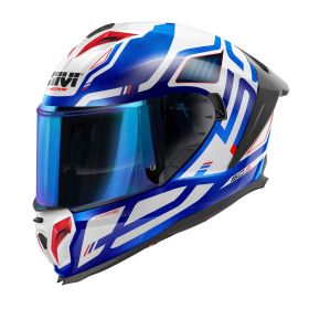 GIVI 50.3 Quasar Integralhelm weiß blau rot