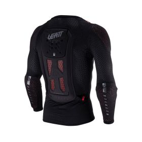 Maglia protettiva moto LEATT ReaFlex Stealth nero maniche lunghe