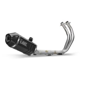 MIVV Speed Edge Komplettschalldämpfer Schwarz für YAMAHA Tracer 7/GT