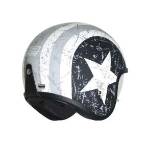 Casco Jet ORIGINE SPIRIT REBEL STAR grigio opaco