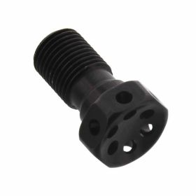 JMT boulon de banjo simple M10x1.00 en aluminium noir de course