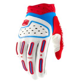 100% AIRMATIC 2 Motocross Gloves Red/White/Blue