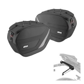 Kit Coppia Telai Retraibili Givi Stealth con Borse Laterali EASY12 Kawasaki Z 650 / S