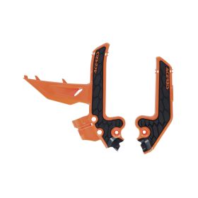 Protecteur de cadre ACERBIS X-Grip Orange/Noir pour KTM/Gas Gas