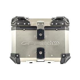 Bauletto moto GPR ALPI-TECH titanio 35L con piastra universale