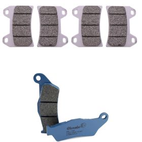 Kit de plaquettes de frein BREMBO 2 paires avant 07BB19SR et 1 paire arrière 07BB04CC