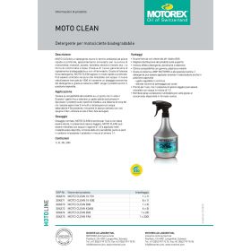 MOTOREX MOTO CLEAN BIO Spray Nouvelle Formule 1 L