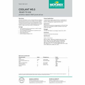 MOTOREX M5.0 Radiator Liquid Ready to Use 4L