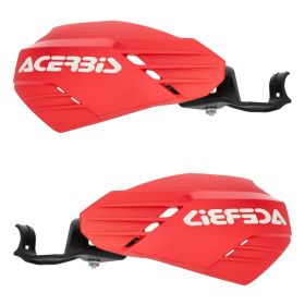 Paramani aperti ACERBIS rossi/bianchi K-Linear H per HONDA