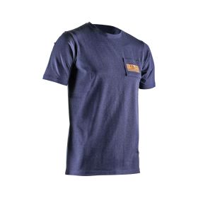 LEATT Upcycle Blaue Shirt aus weichem Material und bequemer Passform