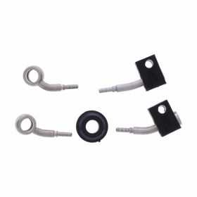 JMP 2 Stahlbremsleitungen HBF-4010-H Silber für Kawasaki Z 900