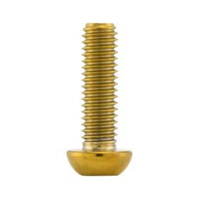 Vite disco freno SIP M6x20mm oro anodizzato in titanio per Vespa PX'98/MY