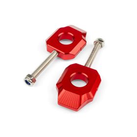 STR8 Red Chain Tensioner Pair 15mm DERBI