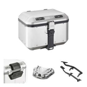 GIVI TREKKER DOLOMITI Kit de Top Case en Aluminium 46L pour KAWASAKI Z900