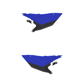 Blaue/schwarze ACERBIS Seitennummerntafeln für YAMAHA YZ F 450