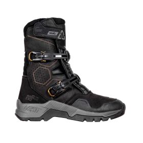 Stivali moto LEATT ADV HydraDri 7.5 Short Stealth nero chiusura SideLock