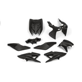 Str8 Neues Design Verkleidungskit Schwarz für Yamaha Aerox bis 2013