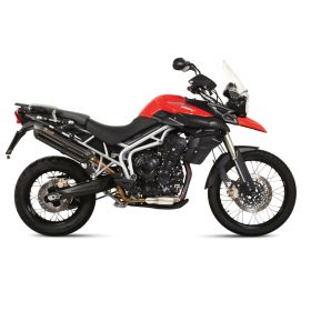 Silencieux MIVV approuvé Slip-On SOUND noir pour TRIUMPH TIGER 800