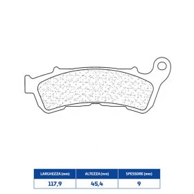 CL-BREMSEN Sintered Compound Bremsbeläge Paar