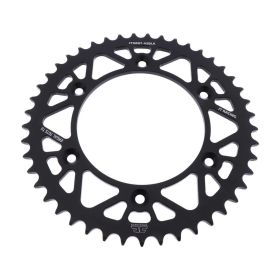 Corona JT 45 denti passo 520 nera alluminio JTA897.45BLK